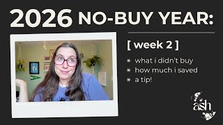 2026 NO-BUY YEAR | week 2 | Autumn Seavey Hicks