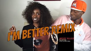 Missy Elliott - I'm Better Remix feat. Eve, Lil Kim & Trina [Official Audio] - REACTION