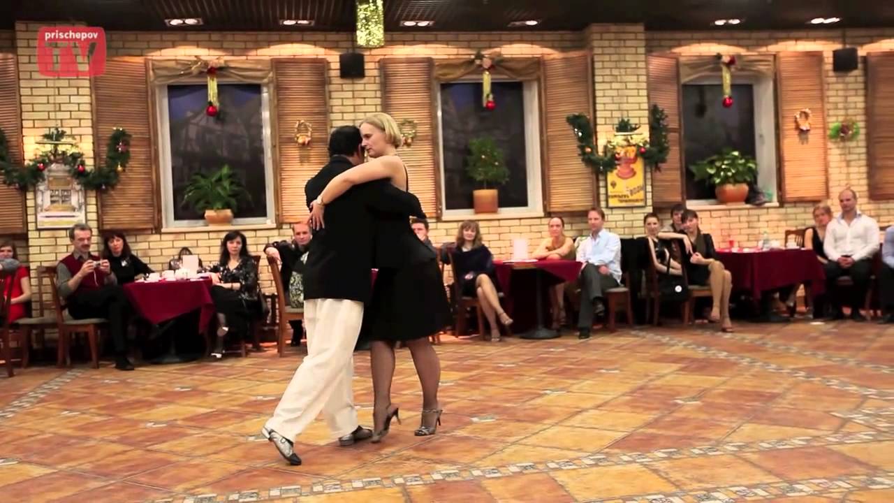 Gonzalo Robinson & Sasha Trofimova, Russia, Moscow, Milonga Europa in Cafe Gurman