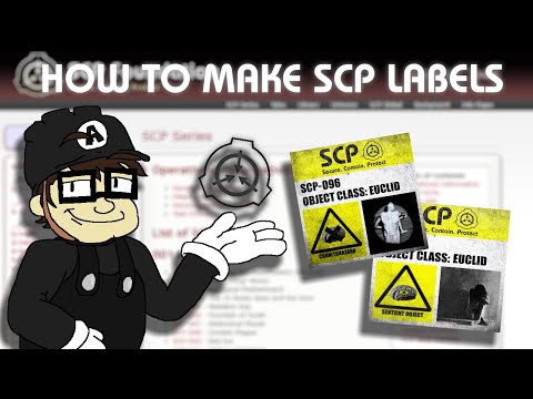 How I Make SCP Labels