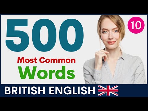 最もよく使われる英単語500 Part 10｜イギリス人の語彙と発音 (500 Most Common English Words Part 10 | British Vocabulary and Pronunciation)