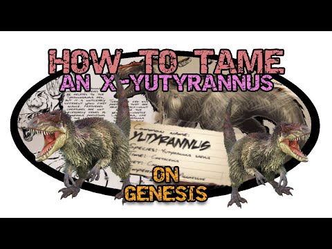 How to tame a Yutyrannus SOLO on Ark Genesis