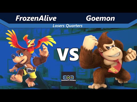 Gamester's Paradise #6 - FrozenAlive (Banjo) vs Goemon (Donkey Kong) - Losers Quarters - SSBU