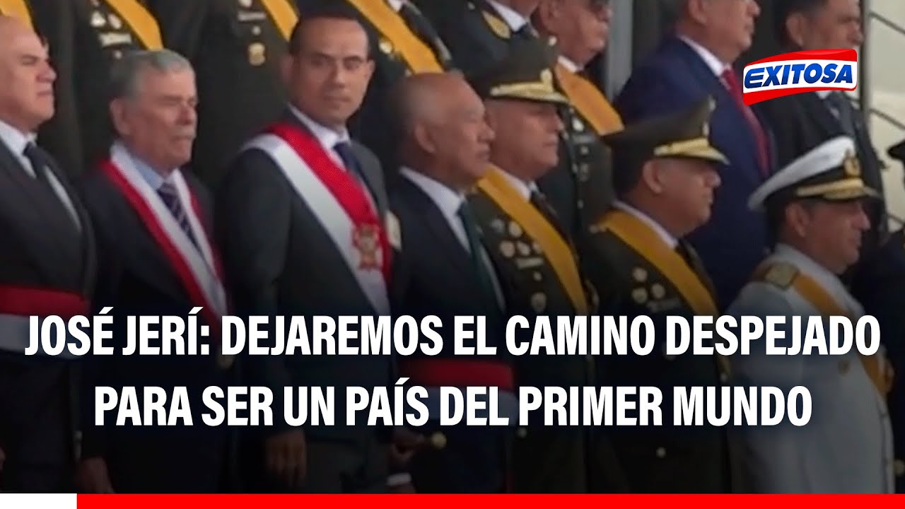 🔴🔵 José Jerí asegura que dejará "el camino despejado" para que Perú sea "un país del primer mundo"