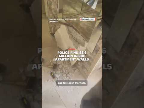 Police find $3.6 million inside apartment walls