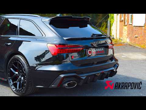 2025 Audi RS6 C8 Performance Akrapovic Exhaust Upgrade!