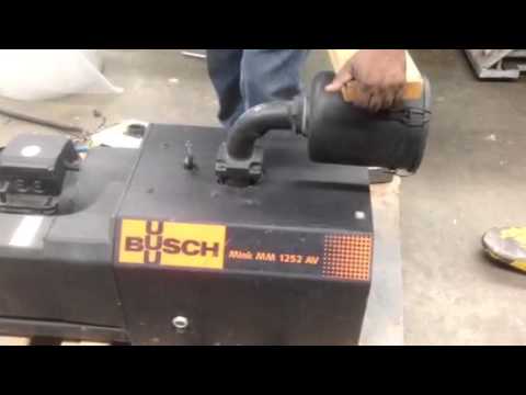 Busch Mink Rotary Claw Pump, Model MM 1252AV, 9.1HP Motor New in 2006