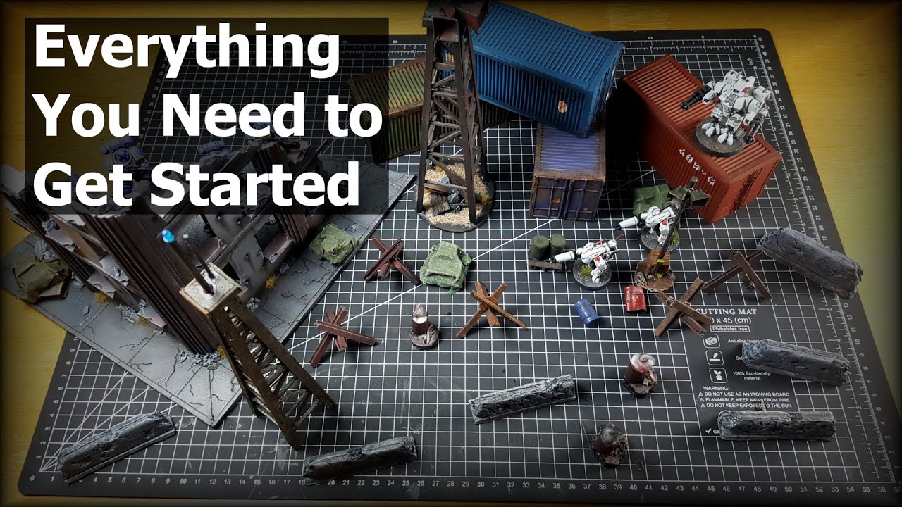 Everything you need to get started with Dioramas and miniatures