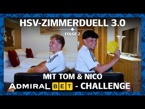 HSV-ZIMMERDUELL 3.0 | Folge 2 mit Tom Sanne und Nicolas Oliveira | AdmiralBET-Challenge