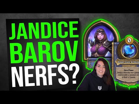 SHOULD JANDICE BAROV BE NERFED? | Hearthstone Battlegrounds
