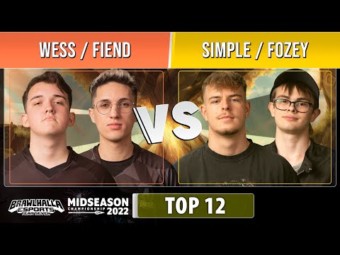 Wess & Fiend VS simpLe & Fozey - Top 12 - Midseason Championship 2022 - Doubles