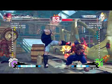 SSF4 AE Evil Ryu (Ice Effect) vs. Abel (Dr34mHunt3r) Xbox LIVE Ranking Match