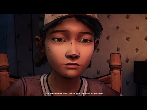 The Walking Dead: The Telltale Series - Luke and Clementine talk about Lee