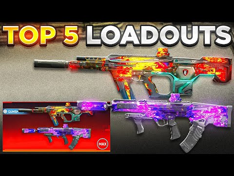 TOP 5 *META* ASSAULT RIFLE LOADOUTS in WARZONE! 👑