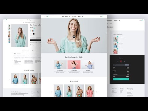 Build Ecommerce Website HTML CSS Javascript from Scratch Full Responsive - Part 01