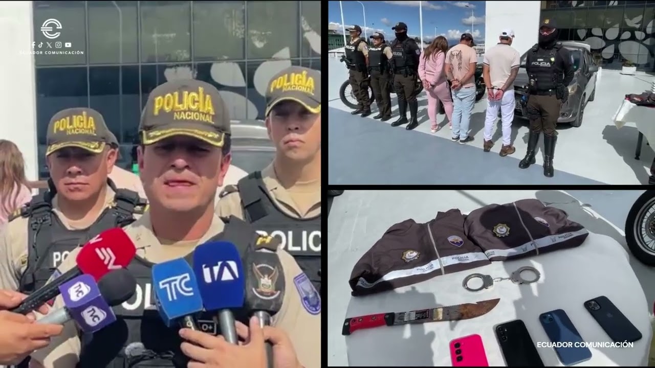 Intento de secuestro frustrado en el norte de Quito: delincuentes disfrazados de policías son capturados