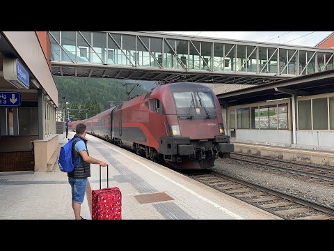 Tågresa med Interrail - Del 3, Bad Gastein - München med Railjet och EuroCity-tåg