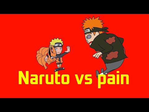 Naruto vs pain paródia  #flipaclip.