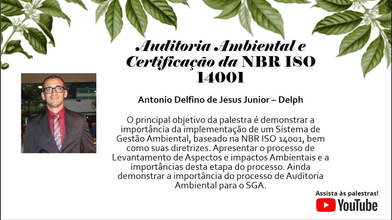 Auditoria Ambiental e Certificação da NBR ISO 14001