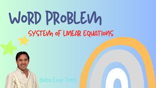 Download the video "Word Problems related to System of Linear Equations in Two Variables"