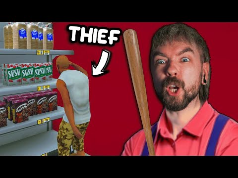 EVERYONE IS STEALING - Supermarket Simulator - Part 3