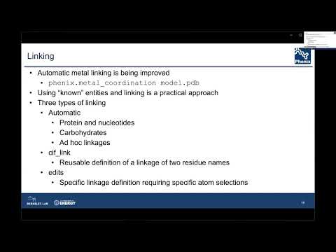 A practical guide to restraints in Phenix - Nigel Moriarty