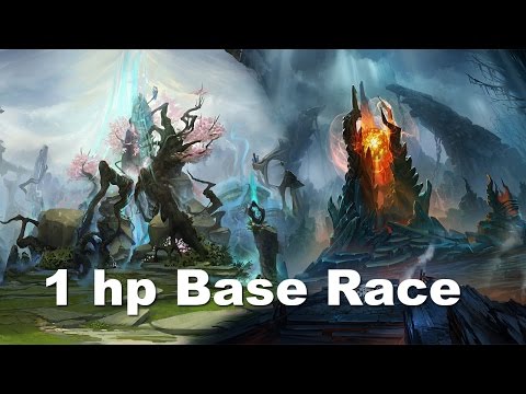 1 hp Ancient - Closest Base Race ever 70 Milliseconds before explosion