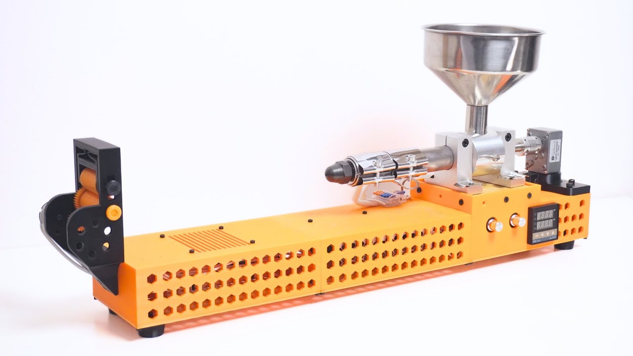  3D Printable Machine to Recycle Waste 3D Prints into Filament - YouTube