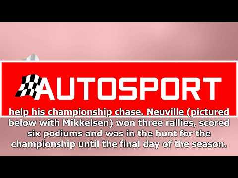 Andreas Mikkelsen didn't meet expectations with Hyundai in 2018 WRC | k production channel