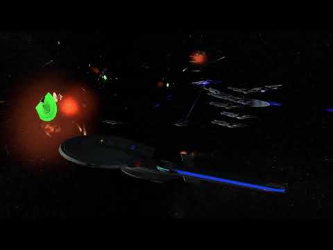 Excelsior Class  - Escort Refit FLEET BATTLE 64 SHIPS! - Star Trek Legacy: Ultimate Universe 2.2
