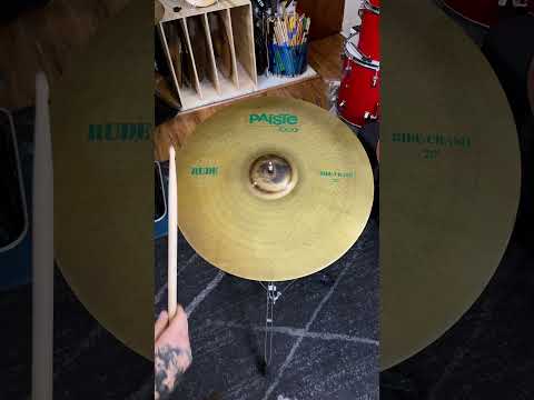 Paiste 1000 20” Rude Ride/Crash Cymbal image 8