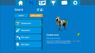 How to get cheer goat in goat simulator