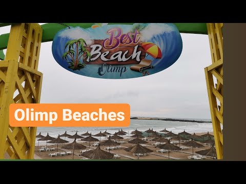 [4K][2021]Olimp Beaches - Plaja Poseidon, Plaja Charm. Black Sea