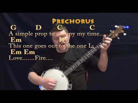 The One I Love (REM) Banjo Cover Lesson with Chords/Lyrics