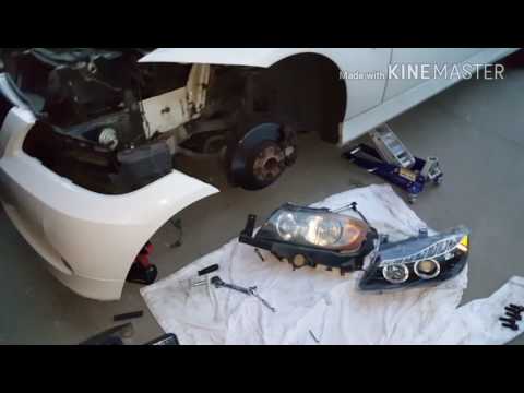How to install headlights on a 08 bmw 328i