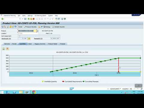 Processo contínuo de entrada e saída em #s4hana e #ppds #saptraining