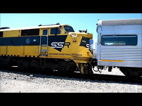 ARTC AK Recording Cars with twin Southern Shorthaul RailRoad GM's Kilburn and then Northbound 1/4/25