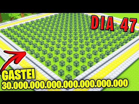 ⭐Minecraft : 100 DIAS SENDO O MAIS RICO DO SERVIDOR