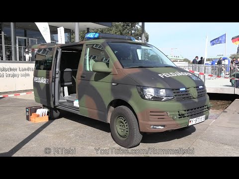 Funkstreifenwagen Feldjäger - Bundeswehr Leipzig - Rundgang von Außen, Innen + Blaulicht [10.2021]
