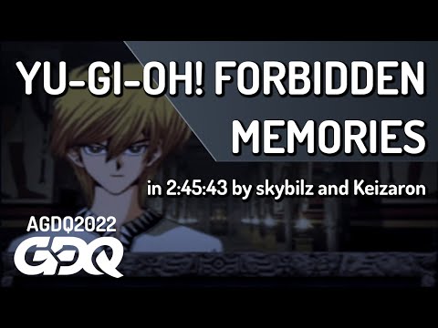 Yu-Gi-Oh! Forbidden Memories by skybilz and Keizaron in 2:45:43 - AGDQ 2022 Online