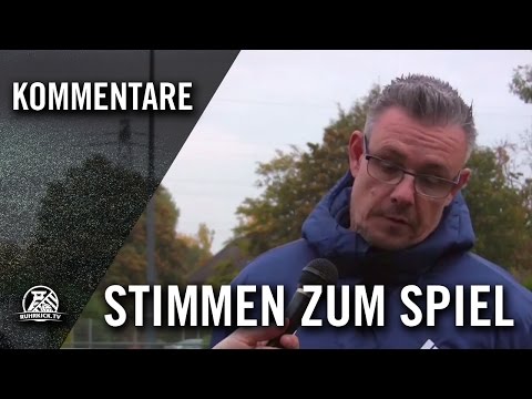 Die Stimmen zum Spiel (SpVg Schonnebeck II - DJK BW Mintard, Bezirksliga Niederrhein, Gruppe 6)
