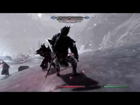Skyrim Ebony Warrior Legendary Difficulty-Level 103