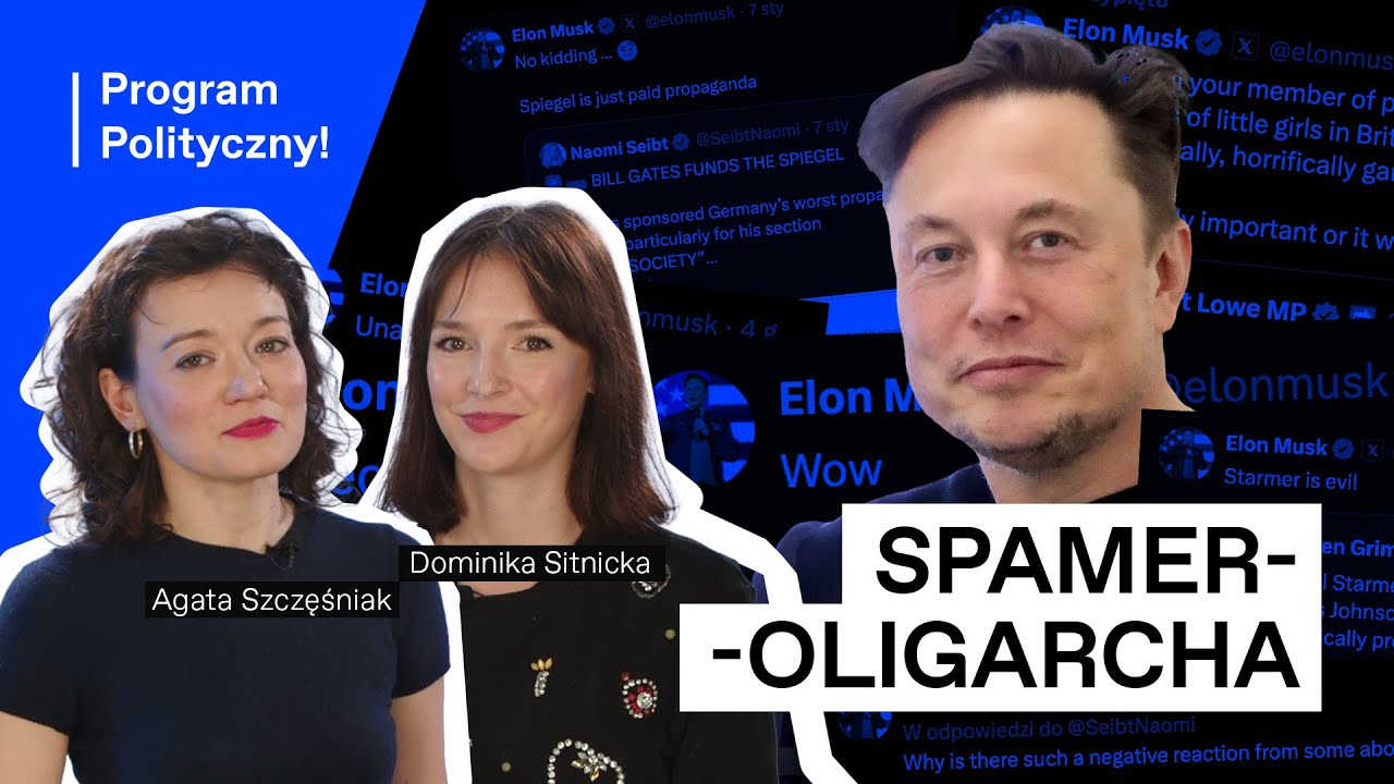 O co chodzi w spamie Muska? AfD, Starmer, elektryki, Tesla