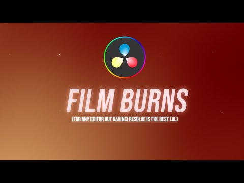 Film Burn Transitions In DaVinci Resolve 18 -  Plus Free Download