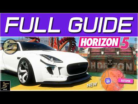 Forza Horizon 5 TREASURE HUNT RIDING A TIGER HARD TO GET OFF FH5 Treasure Hunt Chest (Autumn FP)