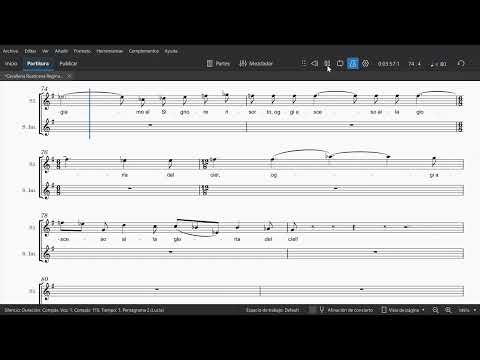 Cavalleria Rusticana Regina Coeli Laetare Soprano 1