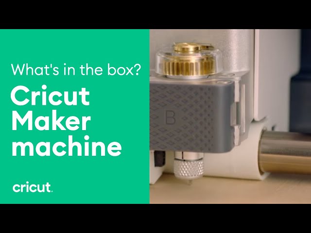 What Comes in the Box - Working with Cricut Maker