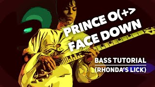 PRINCE FACEDOWN BASS TUTORIAL