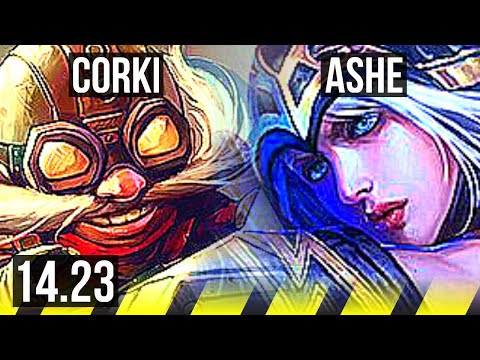 CORKI & Milio vs ASHE & Karma (ADC) | KR Diamond | 14.23