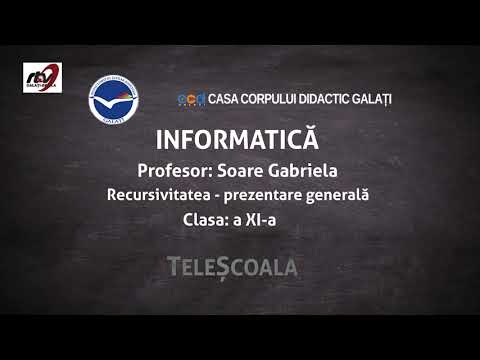 Informatică - Clasa a 11-a - Recursivitatea -Prezentare generală. Lecţia 7